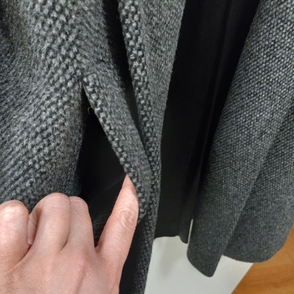 Vintage Wool and Fox Trim Dress Coat - Picture 6 of 6